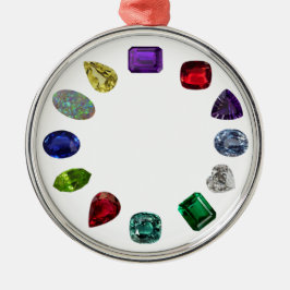 Adorno Metálico Birthstone
