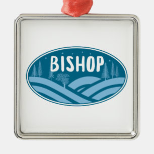 Adorno Metálico Bishop California al aire libre