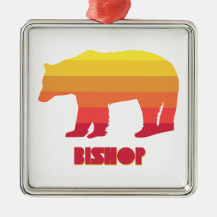 Adorno Metálico Bishop California Rainbow Bear