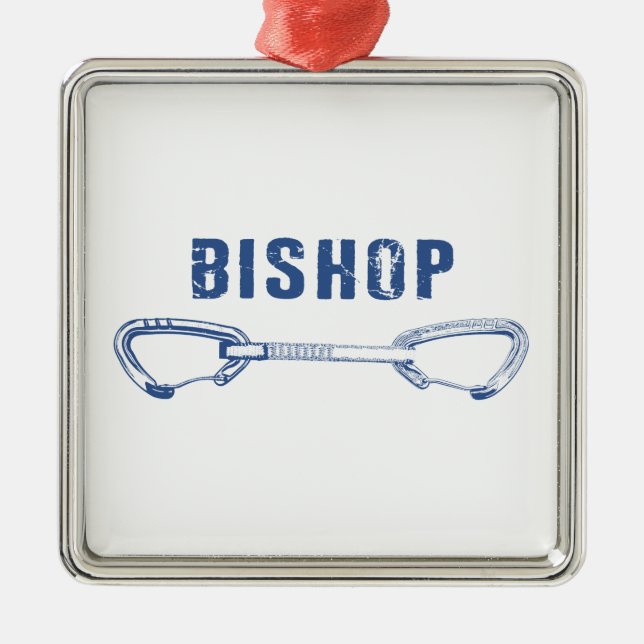 Adorno Metálico Bishop Rock Climbing Quickdraw (Frente)