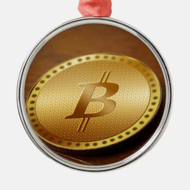 Adorno Metálico Bitcoin 2 (Frente)