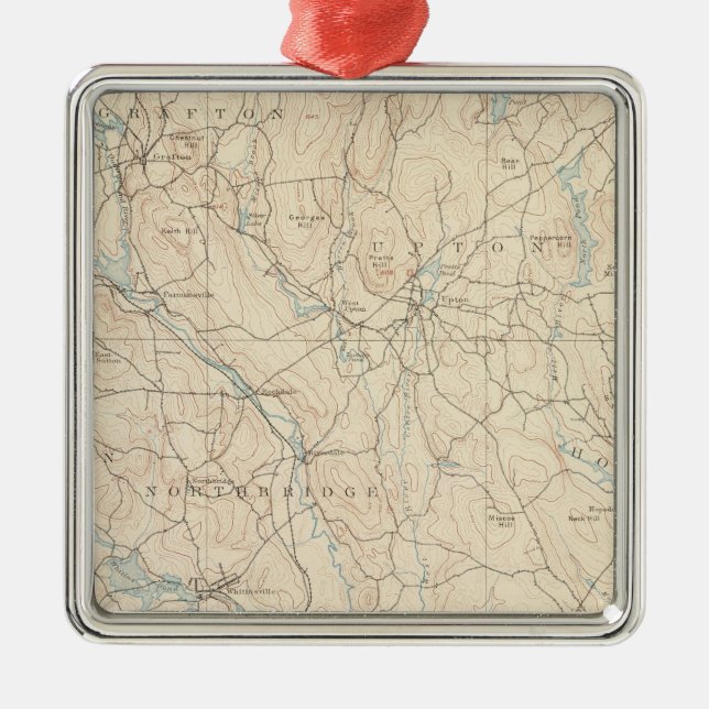 Adorno Metálico Blackstone, Massachusetts (Frente)