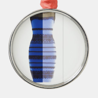 Adorno Metálico Blanco de vestido del negro azul y imagen partida