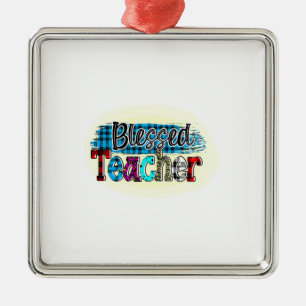Adorno Metálico Blessed Teacher
