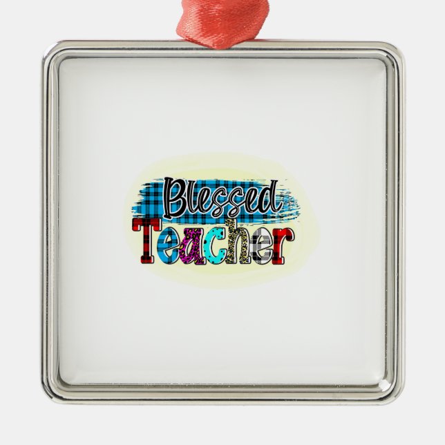 Adorno Metálico Blessed Teacher (Frente)