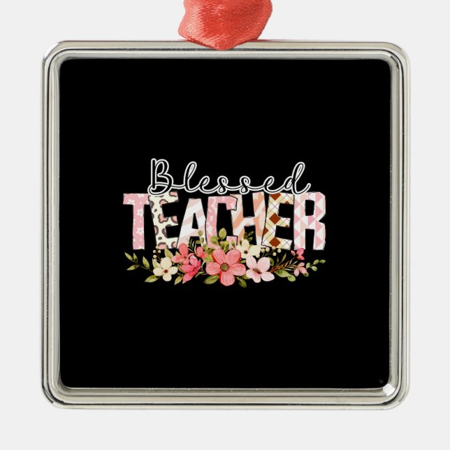 Adorno Metálico Blessed Teacher (Frente)