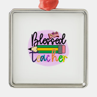 Adorno Metálico Blessed Teacher