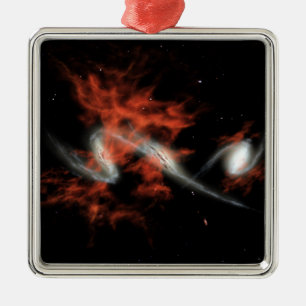 Adorno Metálico Blobs galácticos gigantes