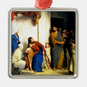 Adorno Metálico Bloch - Que los niños pequeños se me acerquen