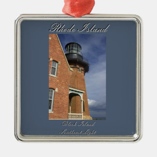 Adorno Metálico Block Island Southeast Light Ornament