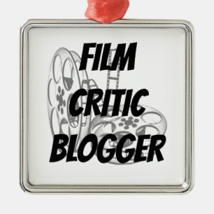 Adorno Metálico Blogger Crítico De Cine