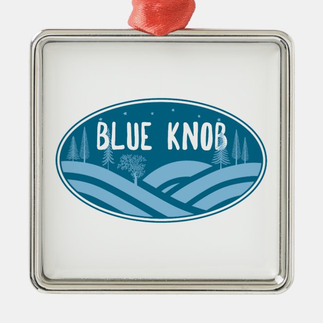 Adorno Metálico Blue Knob Pennsylvania (Frente)