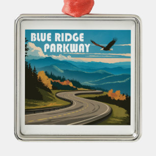 Adorno Metálico Blue Ridge Parkway Eagle