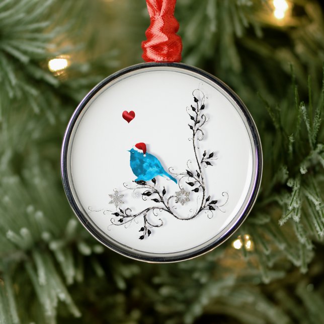 Adorno Metálico Bluebird en Navidades (Subido por el creador)