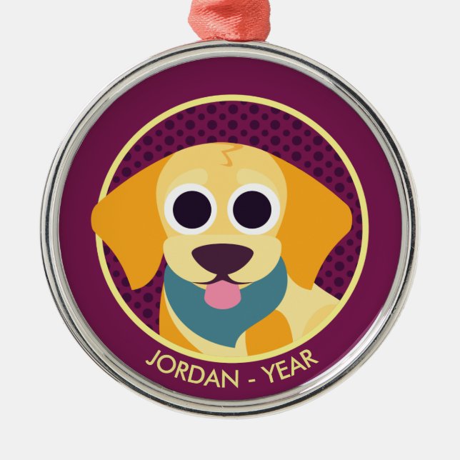 Adorno Metálico BO el perro (Frente)