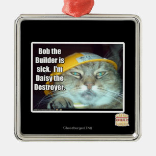 Adorno Metálico Bob el constructor está enfermo