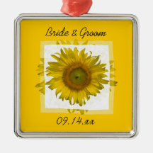 Boda de girasol amarillo