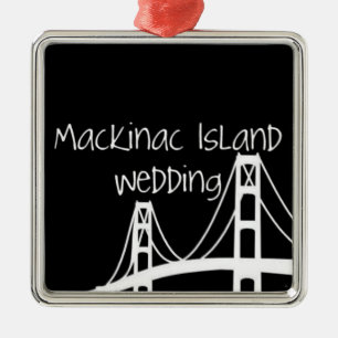 Adorno Metálico Boda de la isla Mackinac