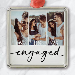 Adorno Metálico Bodas de amor para siempre Keepsake