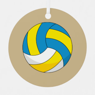 Adorno Metálico Bola de voleibol personalizado