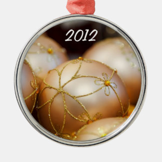 Adorno Metálico Bolas personalizadas del navidad del oro