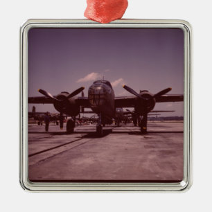 Adorno Metálico Bombardero B-25
