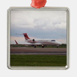 Adorno Metálico Bombardier Lear Jet 45XR