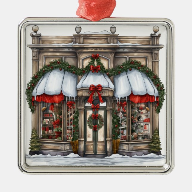 ADORNO METÁLICO BONITO ORNADA NAVIDADES DE VACACIONES (Frente)