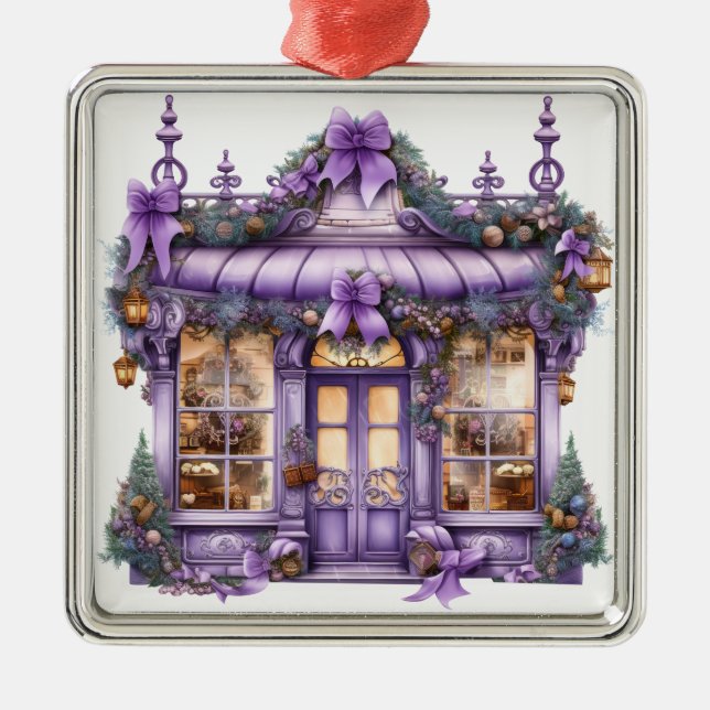 ADORNO METÁLICO BONITO ORNADA NAVIDADES DE VACACIONES (Frente)