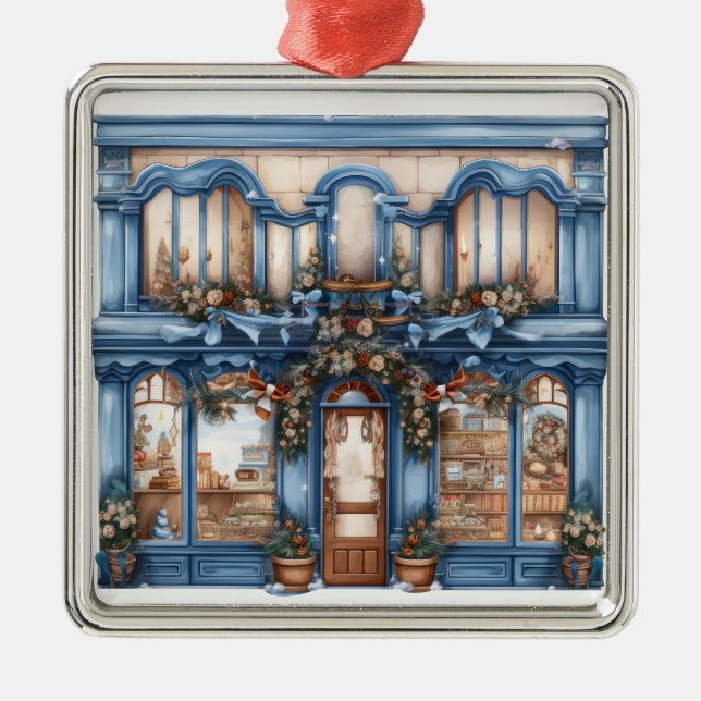 ADORNO METÁLICO BONITO ORNADA NAVIDADES DE VACACIONES (Frente)