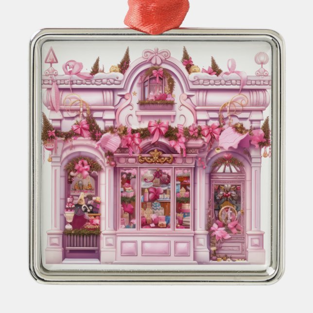 ADORNO METÁLICO BONITO ORNADA NAVIDADES DE VACACIONES (Frente)