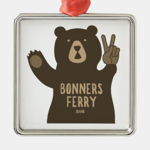 Adorno Metálico Bonners Ferry Idaho Paz Oso