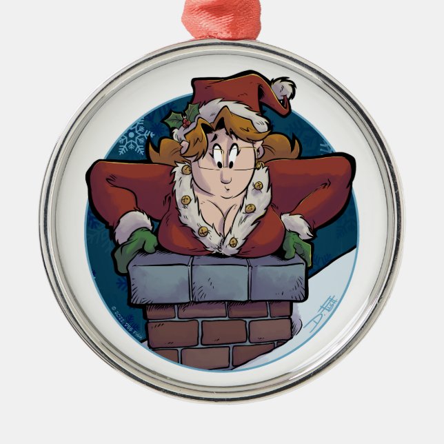 Adorno Metálico Boobage de navidades (Frente)