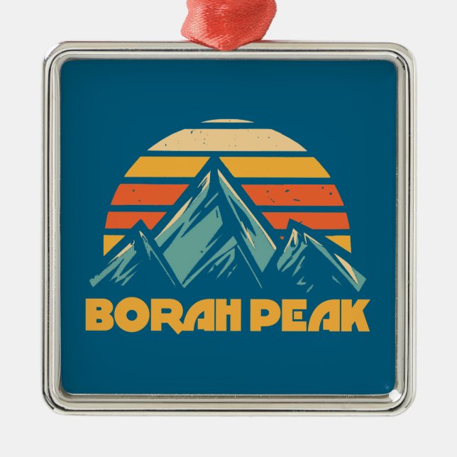 Adorno Metálico Borah Peak Retro Turquoise (Frente)