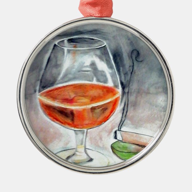 Adorno Metálico Borbón y humo (Frente)