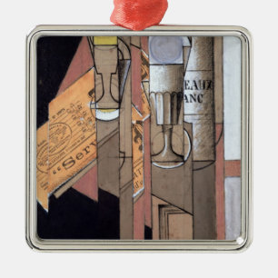 Adorno Metálico Bordeaux blanco, 1913 (aguazo y lápiz en el papel)