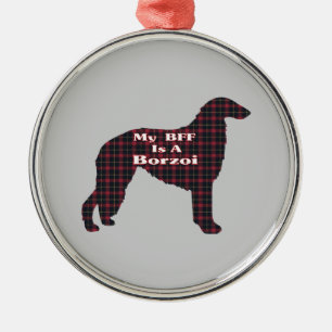 Adorno Metálico Borzoi BFF