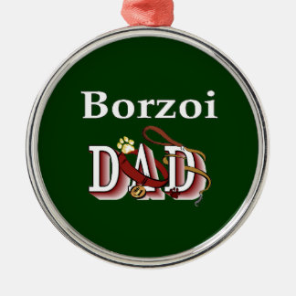 Adorno Metálico Borzoi Dad
