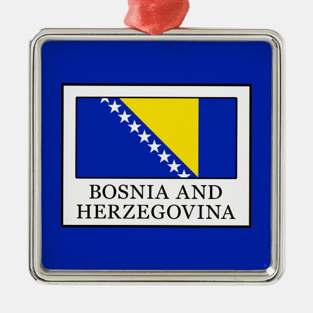 Adorno Metálico Bosnia y Herzegovina (Frente)