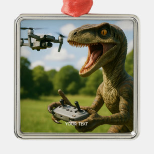 Adorno Metálico Bosque de drones de dinosaurios