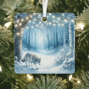 Adorno Metálico Bosque de Navidades encantados y mágicos de Wolf