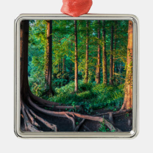 Adorno Metálico Bosque en verano