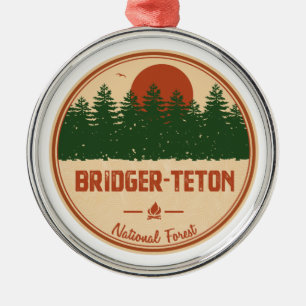 Adorno Metálico Bosque nacional Bridger-Teton