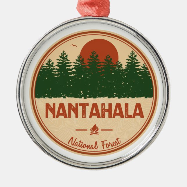 Adorno Metálico Bosque nacional de Nantahala (Frente)
