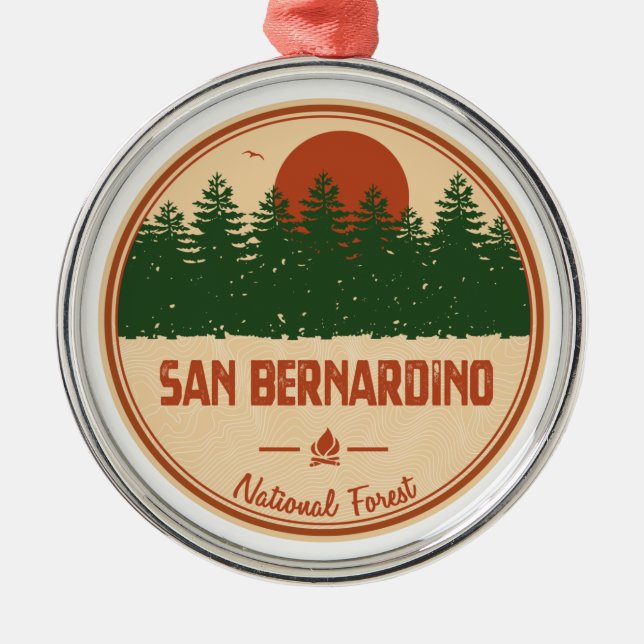 Adorno Metálico Bosque nacional de San Bernardino (Frente)