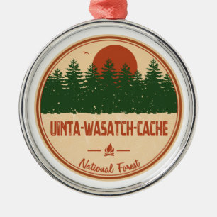 Adorno Metálico Bosque Nacional Uinta-Wasatch-Cache
