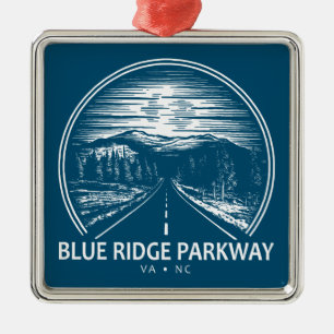 Adorno Metálico Bosque Parkway de Blue Ridge