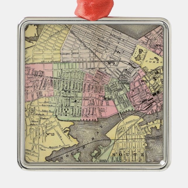 Adorno Metálico Boston 3 (Frente)