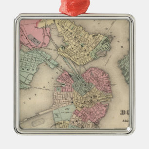 Adorno Metálico Boston y ciudades adyacentes