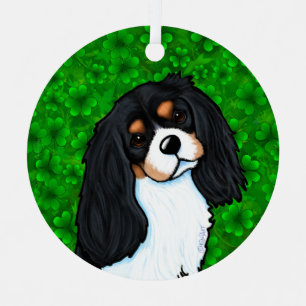 Adorno Metálico Botón Cavalier King Charles Spaniel